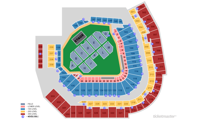 PNC Park Seating Chart concert