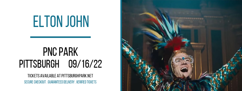 Elton John at PNC Park tickets Elton John at PNC Park
