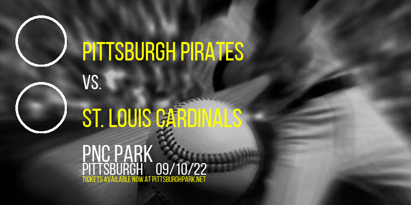 Pittsburgh Pirates vs. St. Louis Cardinals at PNC Park tickets Pittsburgh Pirates vs. St. Louis Cardinals at PNC Park