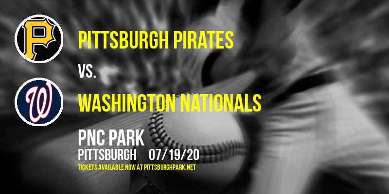 Pittsburgh Pirates vs. Washington Nationals at PNC Park tickets Pittsburgh Pirates vs. Washington Nationals at PNC Park