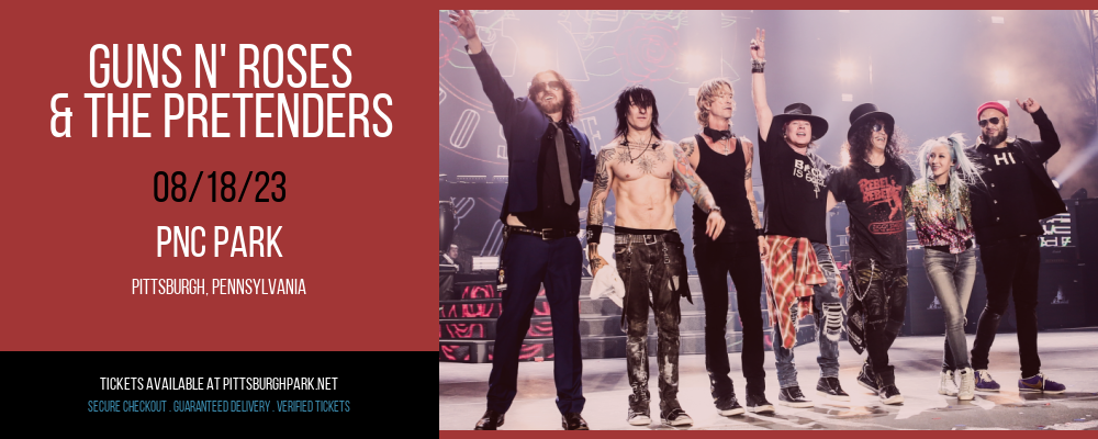 Guns N' Roses & The Pretenders at PNC Park tickets Guns N' Roses & The Pretenders at PNC Park